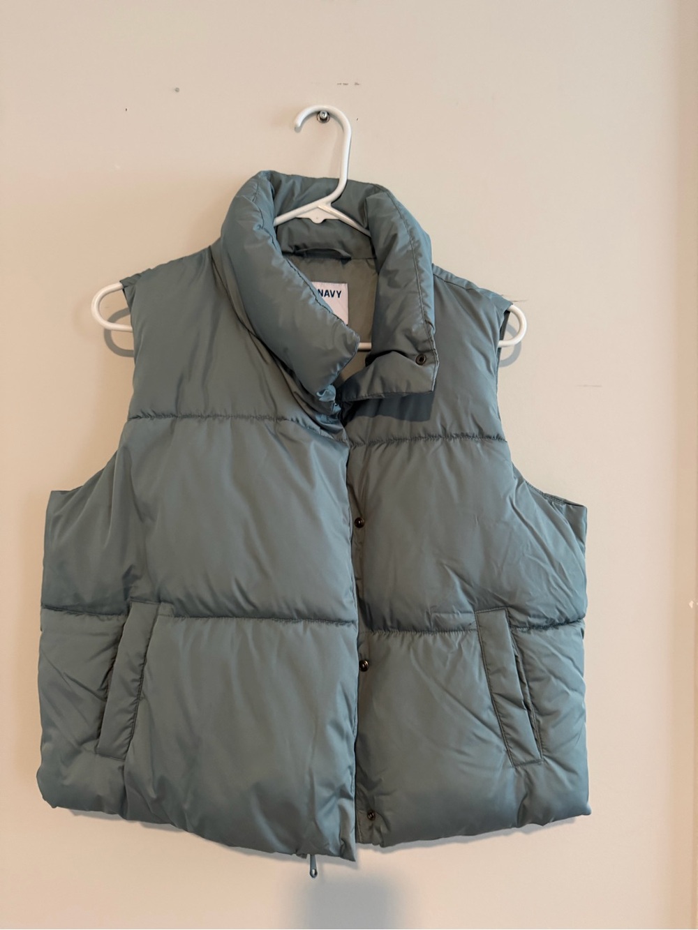 Old Navy Puffer Vest - Dusty Blue